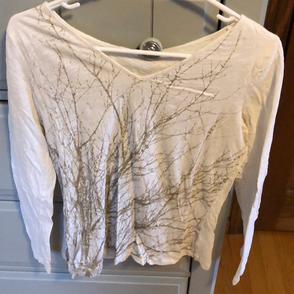 V neck embellished top